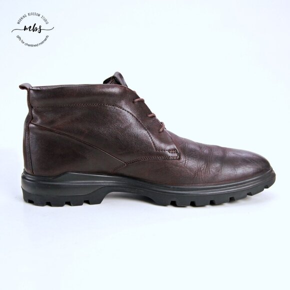 Ecco CityTray Avant Leather Ankle Boots Brown Men EU 46 US‎ 12-12.5 main image 9